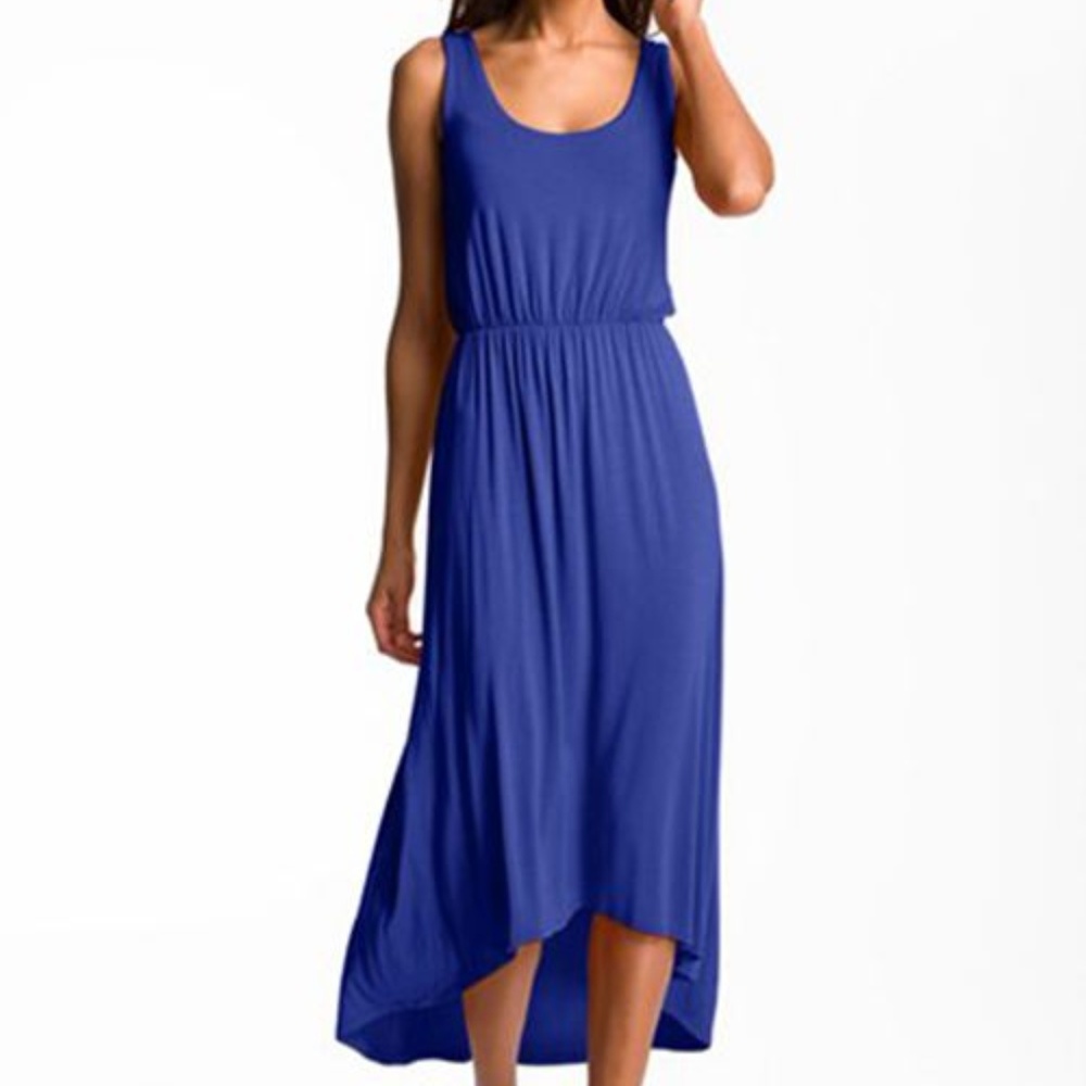 High/Low Hem Jersey Tank Dress